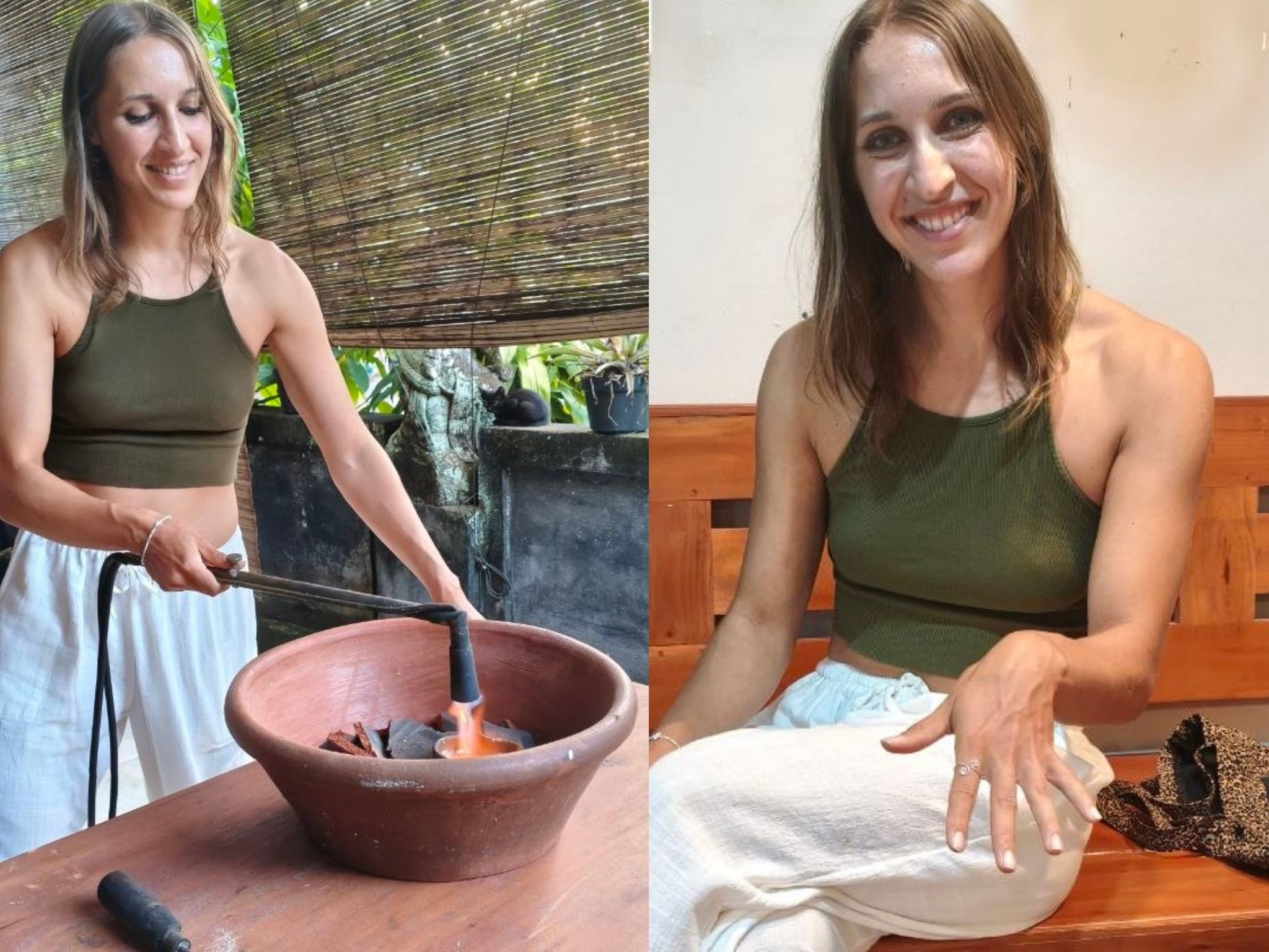 Guest working with silver during the workshop